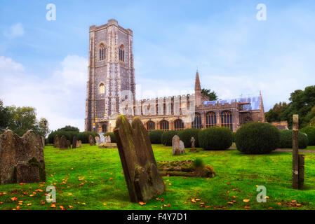 St Pierre et St Paul's Church, Lavenham, Suffolk, Angleterre, Royaume-Uni Banque D'Images