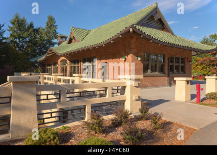 Jardin japonais symbolisme dans Tacoma Washington. Banque D'Images