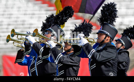 Albuquerque, NM, USA. 24 Oct, 2015. La trompette de mesa de l'Ouest section préformes dans le premier événement de la Zia Marching Band Fiesta. Samedi, 24 octobre 2015. © Jim Thompson/Albuquerque Journal/ZUMA/Alamy Fil Live News Banque D'Images