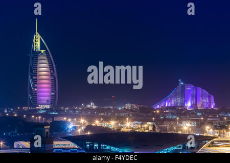 Dubaï, Émirats arabes unis - le 14 novembre : le premier hôtel de luxe 7 étoiles Burj Al Arab, le 14 novembre 2012 à Dubaï, Emirats Arabes Emira Banque D'Images