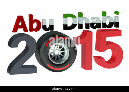 F1 Grand Prix de Formule 1 à Abu Dhabi 2015 Banque D'Images