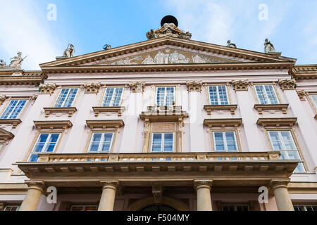 Voyage à Bratislava city - Façade de Palais Primate Banque D'Images