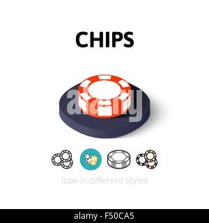 Icône puces de styles Illustration de Vecteur