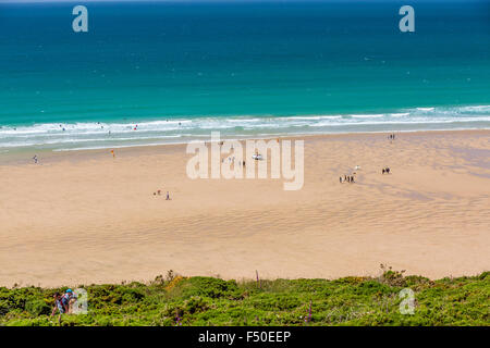 Watergate Bay, Cornwall, Angleterre, Royaume-Uni, Europe. Banque D'Images