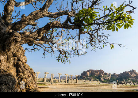 Le temple vitthala, une partie des ruines de l'ancien empire vijayanagara, qui a été créé en 1336 par harihara i et son Banque D'Images