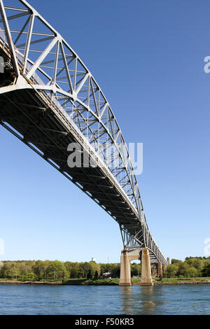 Pont de Bourne, Bourne, Cape Cod, Massachusetts Banque D'Images
