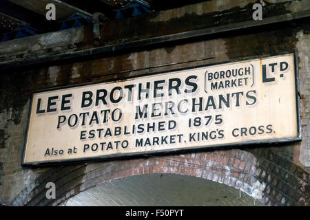 Londres, Royaume-Uni. 25 octobre, 2015. Le jour de la pomme festival at Borough Market, Southwark, Londres, Angleterre, Royaume-Uni. Banque D'Images