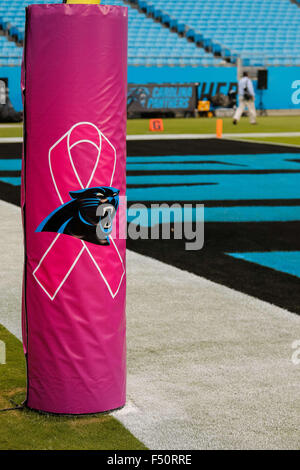 Charlotte, NC, USA. 25 octobre, 2015. Match de football dimanche soir entre les Philadelphia Eagles et les Panthers au stade Bank of America à Charlotte, NC. Scott Kinser/CSM/Alamy Live News Banque D'Images