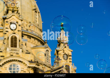 Détail de l'église de Notre Dame à bulles dans l'air dans la partie ancienne de la ville Banque D'Images