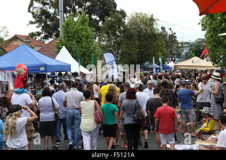 Norton Street Festa italienne à Leichhardt, Sydney. Banque D'Images