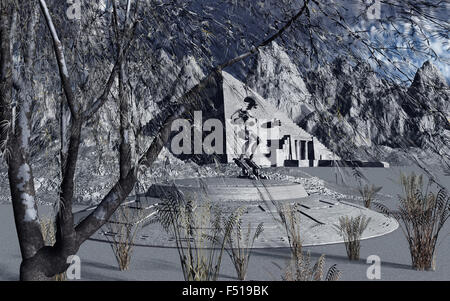 La pyramide de l'Alaska.. Banque D'Images