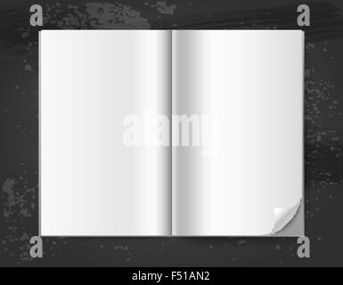 Modèle de livre blanc Illustration de Vecteur