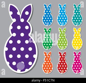 Lapin de Pâques lumineux mis en format vectoriel. Illustration de Vecteur