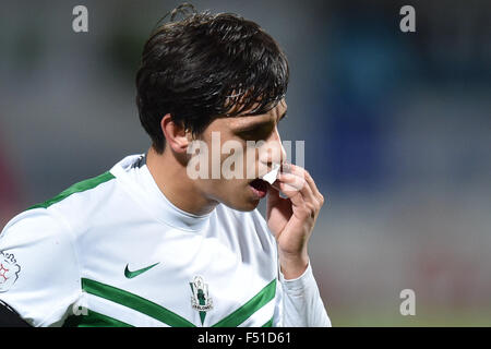 Ligue de football tchèque, 11e ronde, FK Jablonec vs FK Dukla Praha le 24 octobre 2015, Jablonec nad Nisou, République tchèque. Ruslan Mingazov de Jablonec. (Photo/CTK Radek Petrasek) Banque D'Images