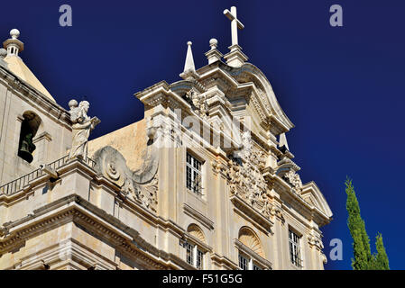 Portugal : Détail de la nouvelle Cathédrale à Coimbra Banque D'Images