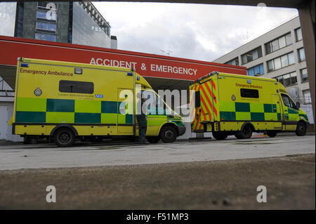 Accident et d'urgence de l'hôpital St Thomas, Londres Banque D'Images