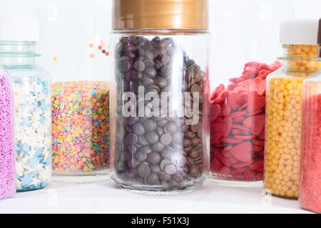 Bonbons multicolores pour la décoration Banque D'Images