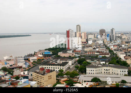 Portrait de Guayaquil, Equateur, Amérique du Sud Banque D'Images