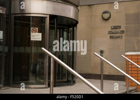 Le Centre judiciaire combiné Leeds Leeds, West Yorkshire, Royaume-Uni Banque D'Images