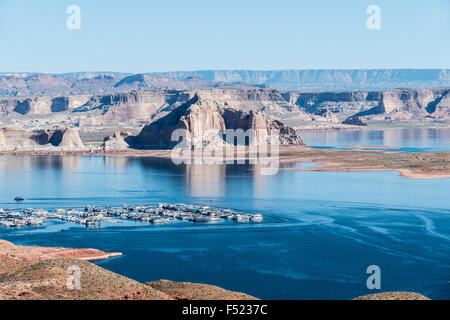 Lake Powell de la rivière Colorado, près de page, Arizona. Banque D'Images