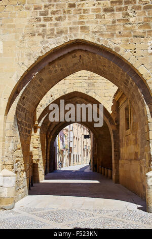 Le chemin de Saint Jacques par Santo Domingo de la Calzada La Rioja Banque D'Images