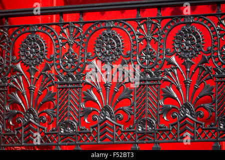 Nouvelle Galles du Sud Sydney Paddington NSW Australie ferronnerie fer forgé complexes ou des détails architecturaux australien typique dentelle Banque D'Images