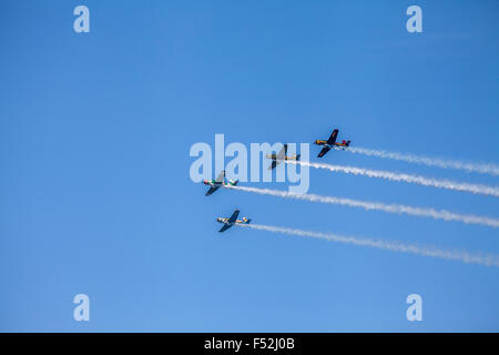 La formation de l'équipe Jet patriotes, San Francisco, California, USA Banque D'Images