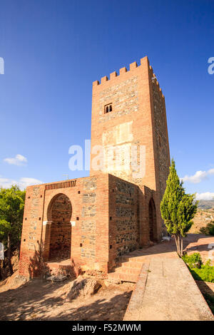 Observatoire médiéval à Velez Malaga County dans le sud de l'Espagne construit dans le style mauresque Banque D'Images