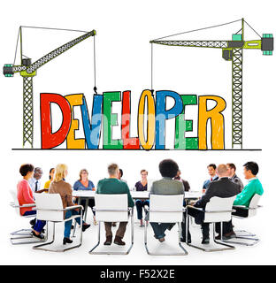 Améliorer la gestion des Compétences Développement développeur Concept Banque D'Images