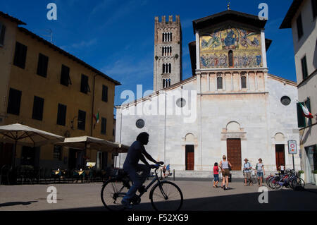 Italie, Toscane, Lucca, église de San Frediano Banque D'Images