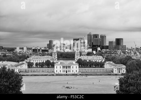 Le Parc de Greenwich, Collège royal de la marine, musée maritime. Greenwich, London, UK Banque D'Images