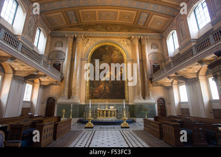 Chapelle Saint Pierre Saint Paul Old Royal Naval College Banque D'Images