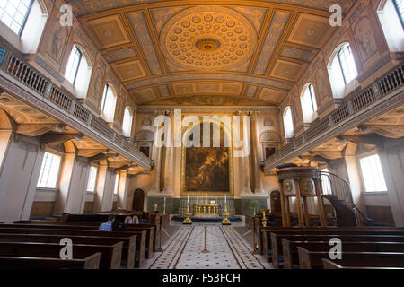 Chapelle Saint Pierre Saint Paul Old Royal Naval College Banque D'Images