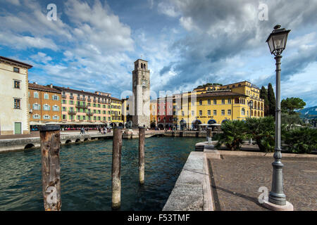 Riva del Garda, Lac de Garde, le Trentin, Italie Banque D'Images