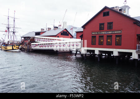 Boston tea party ship museum Banque D'Images