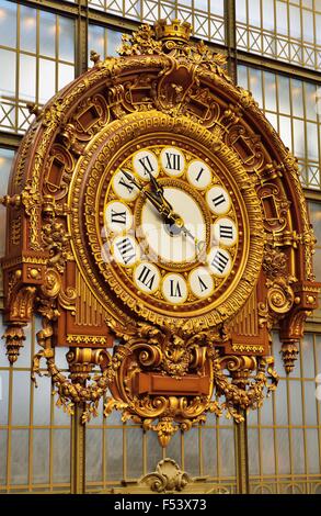 Belle Epoque, Musée de l'horloge de la gare, Quai d'Orsay, Paris, Ile de France, France Banque D'Images