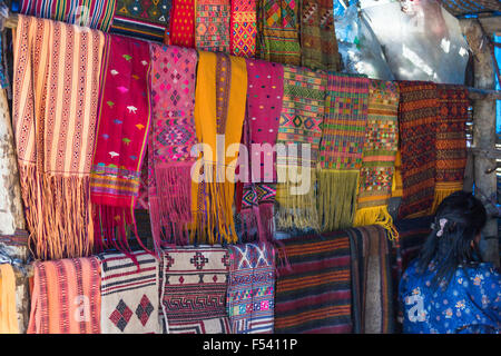 Produits pour les cheveux de Pele, Yak La col de montagne, Wangdue Phodrang, Bhoutan Banque D'Images