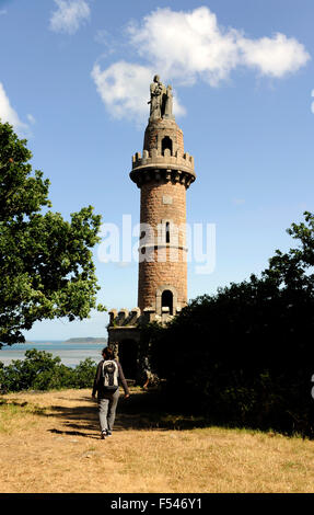 Tour de Kerroc'h,Ploubazlanec près de Paimpol,Anse de Paimpol, Côtes-d'Armor,Bretagne,Bretagne,France Banque D'Images