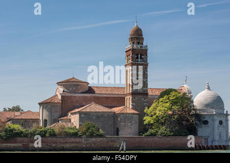 San Michele l'église et de l'île, Venise, Italie Banque D'Images