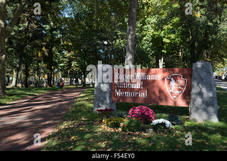 Roger Williams national memorial providence Rhode island Banque D'Images