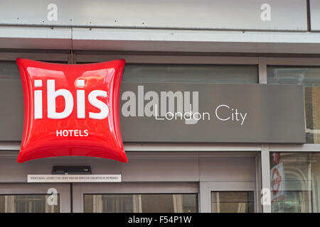 L'Ibis London City Hotel de Londres Angleterre Royaume-Uni UK Banque D'Images