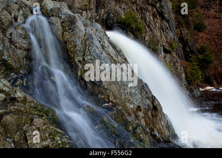 Europa, Belgien, Ostbelgien, Hautes Fagnes, der Wasserfall des Bayehonbaches bei Ovifat, mit 9 mètre de Fallhoehe hoechste er ist der Banque D'Images