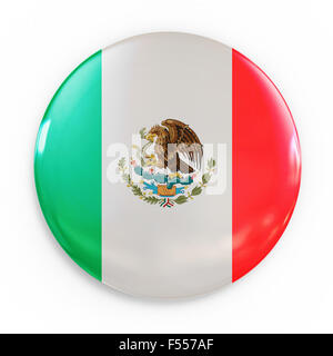 Badge mexicain isolé 3d illustration Banque D'Images