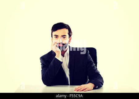 Portrait à la réception. Banque D'Images