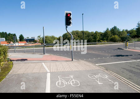 Chemins cyclables cyclepath cyclepaths vélo équitation sentiers sentier distinct sentiers sentier droit de passage public divisé Banque D'Images