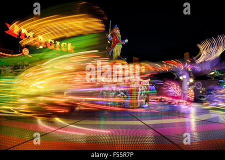 Parc d'ride, Carousel, festival du printemps, Erfurt, Thuringe, Allemagne Banque D'Images