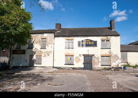 La mitre Inn, rue Upper Pitt Burslem Stoke-on-Trent UK Banque D'Images