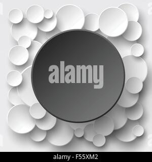 Papier autour de bannières Illustration de Vecteur