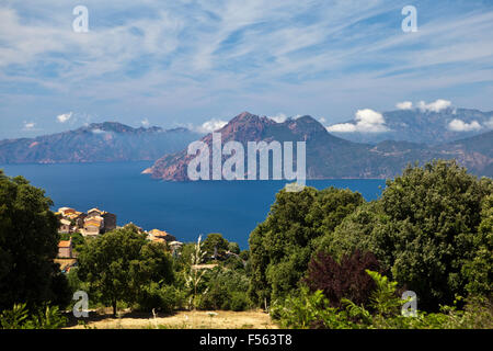 Corse:Golfe de Porto Banque D'Images