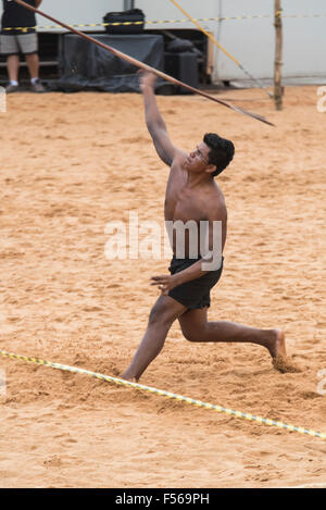 Palmas, Brésil. 27 Oct, 2015. Les Jeux autochtones de l'international, dans la ville de Palmas, Tocantins, Brésil l'État. Crédit Photo : Sue Cunningham/Photographique Alamy Live News Banque D'Images